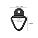 4 Pcs Anchors 2" Diameter Cargo Tie-Down V-Ring for Trailers Trucks Car