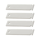 4 PCS Dryer Bearing Slides WE1M1067 for General Electric