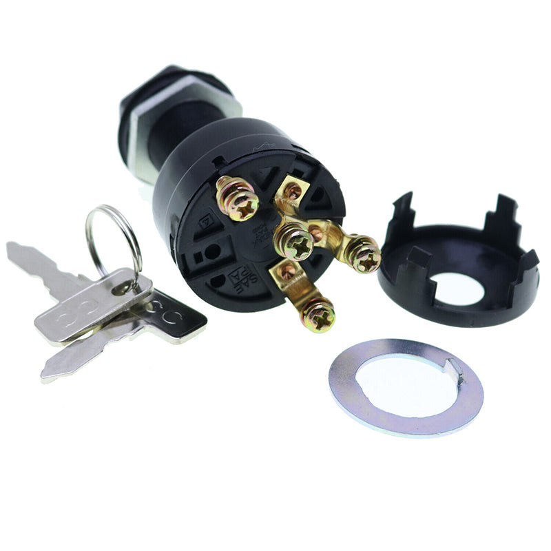 4-Pin Starter Ignition Key Switch 1018263-01 101826301 for Club Car Golf Cart