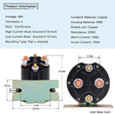 48V Solenoid Relay 648-4851-022-18 for EZGO TXT 2010-Up & All MPT 800/1000 Golf Cart Trombetta