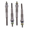 12V 4Pcs Plug Glow 600-815-2761 for Komatsu Engine 4D95 4D95S Forklift Truck FD20-T11 FD25-T11