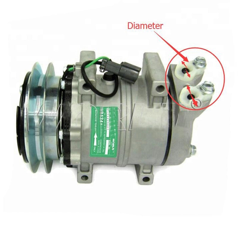 DKS15CH A/C Compressor 22U-979-1711 for Komatsu Excavator PC138US-2 PC228US-3 PC78MR-6 PC78US-6 PC78UU-6&nbsp;