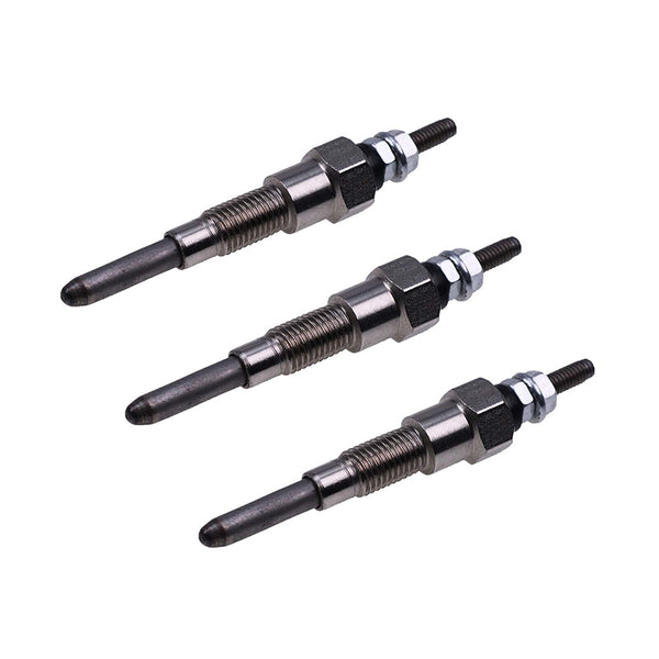 3Pcs Heater Glow Plug 185366250 for Perkins Engine 403D-11 403C-11 403C-15