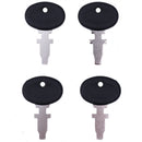 4Pcs Ignition Key TX10998 for Long Tractor 310 320 445 460 510 560 610 2360 2510 2610 2460