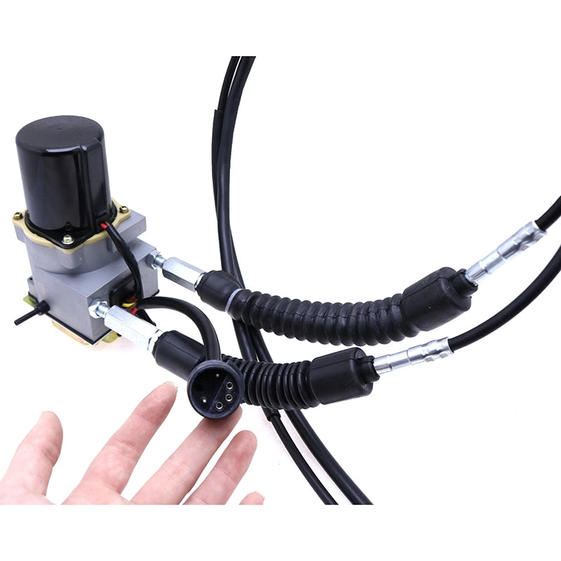 5 Pins Governor Throttle Motor With Double Cable 247-5227 7Y-5559 7Y-3913 for Caterpillar CAT Engine 3066 Excavator 312 312B 311B 320 320L
