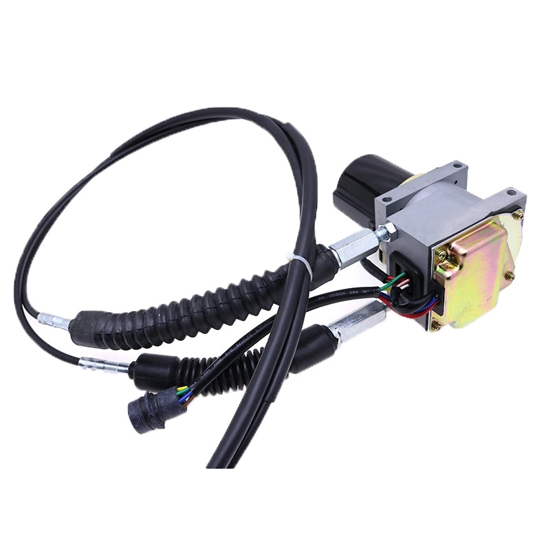 5 Pins Governor Throttle Motor With Double Cable 247-5227 7Y-5559 7Y-3913 for Caterpillar CAT Engine 3066 Excavator 312 312B 311B 320 320L