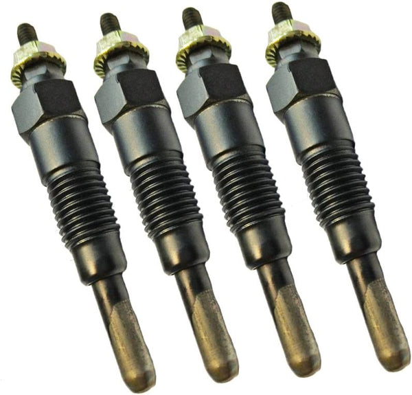 4Pcs Glow Plug Y129155-77800 for Yanmar 4TNE98 Komatsu 4D98E Engine Kohler Generator 32EOZ Mustang Loader MTL16