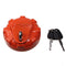 Fuel Tank Cap for Daewoo Doosan Excavator DH215-7 DH225-9 DH300 With 2 Keys