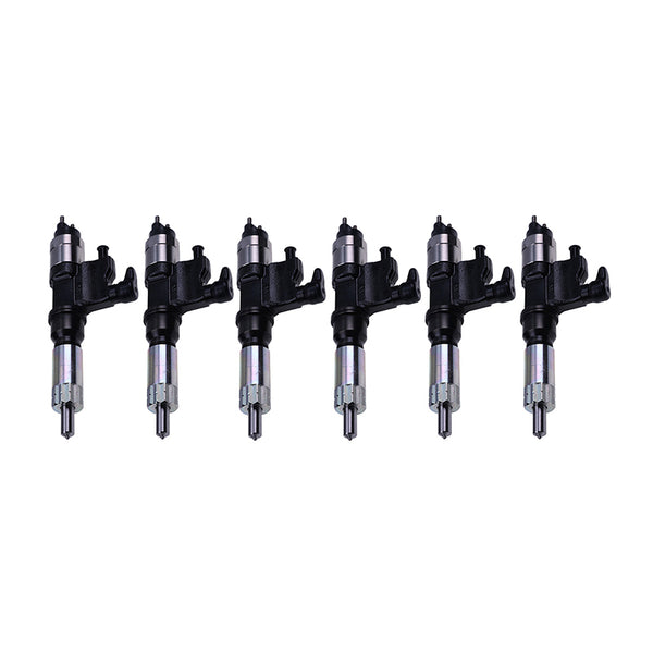 6PCS Fuel Injector 8981518373 for Isuzu Engine 6HK1 Hitachi Excavator ZX200-3 ZX210-3 ZX240-3 ZX250-3 ZX270-3 ZX330-3 ZX350-3