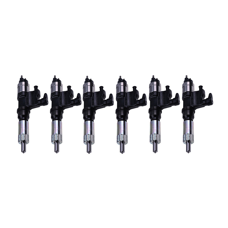 6PCS Fuel Injector 8981518373 for Isuzu Engine 6HK1 Hitachi Excavator ZX200-3 ZX210-3 ZX240-3 ZX250-3 ZX270-3 ZX330-3 ZX350-3