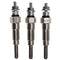 3Pcs Glow Plug 15261-65513 for Kubota Engine D950 D600 D640 D850 D750 V1100 V1200 Z600