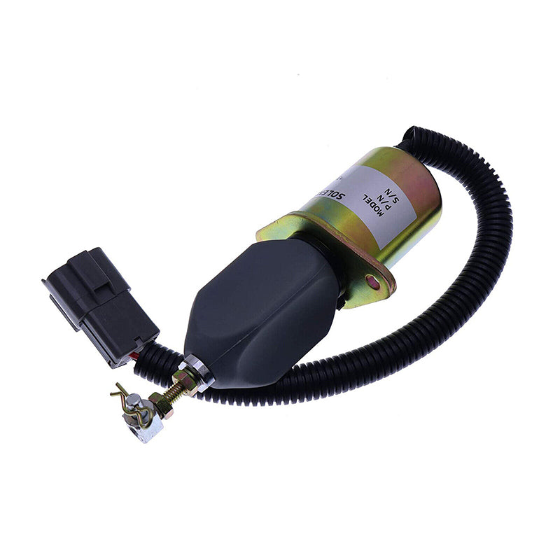 Fuel Solenoid 129953-77811 1751ES-12A3UC12B1S SA-4673-S for Yanmar Engine 4TNV94 4TNE94L 4TNV98 Excavator Vio55 Vio75