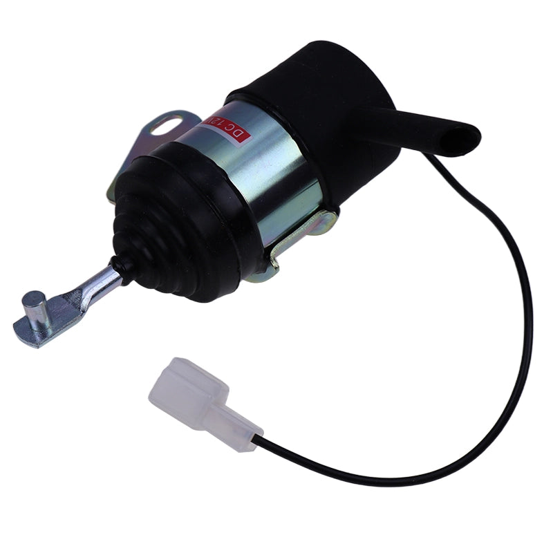 12V Stop Solenoid 47-82100-02 for Kubota Engine D722 Lumikko Heat Power 15D 40D.3 45D 45D+