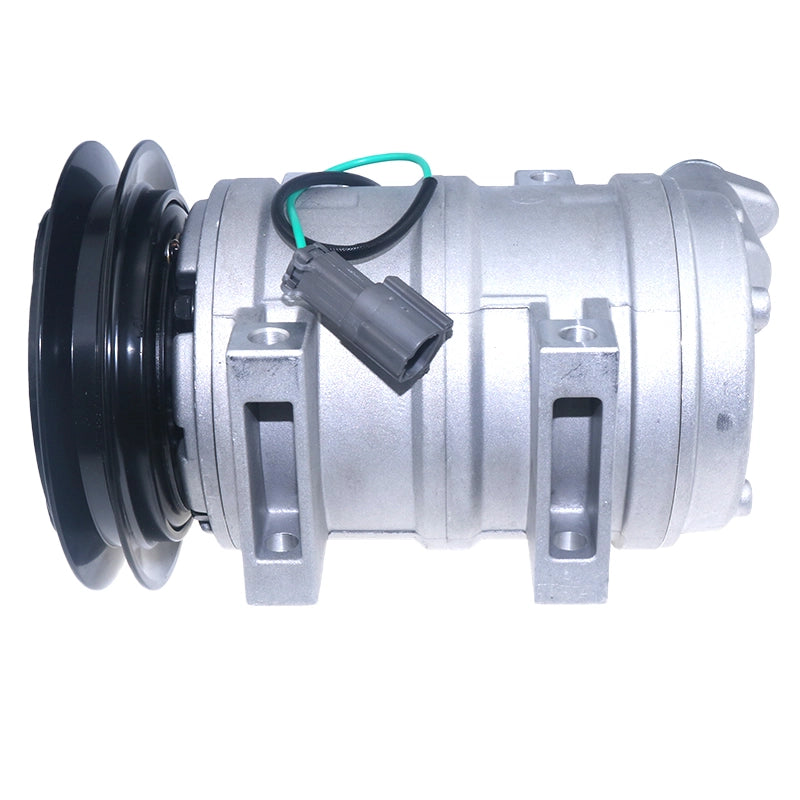 Valeo DKS-15D A/C Compressor 4621589 for Hitachi Excavator ZX110-3 ZX120-3 ZX130-3 ZX135US-3 ZX140W-3 ZX145W-3 ZX200-3 ZX225US-3 ZX240-3 ZX270-3 ZX330-3