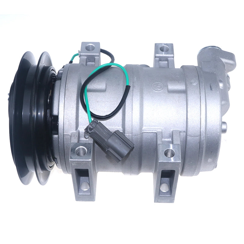 Valeo DKS-15D A/C Compressor 4621589 for Hitachi Excavator ZX110-3 ZX120-3 ZX130-3 ZX135US-3 ZX140W-3 ZX145W-3 ZX200-3 ZX225US-3 ZX240-3 ZX270-3 ZX330-3