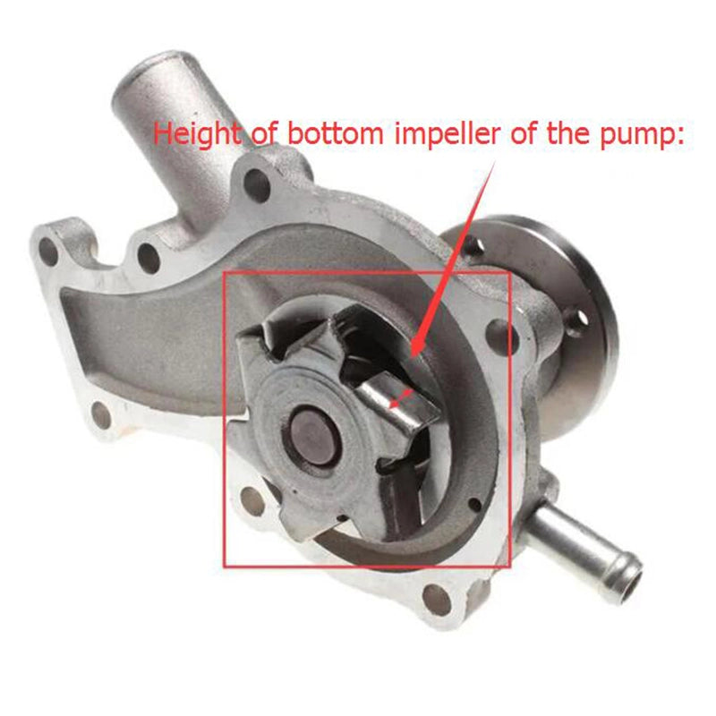 Water Pump 1E051-73030 1E496-73030 for Kubota Engine D662 Z482 Z602 Zero Turn Mower ZD1011 ZD1021 ZD221 ZD321 ZD323 ZD18