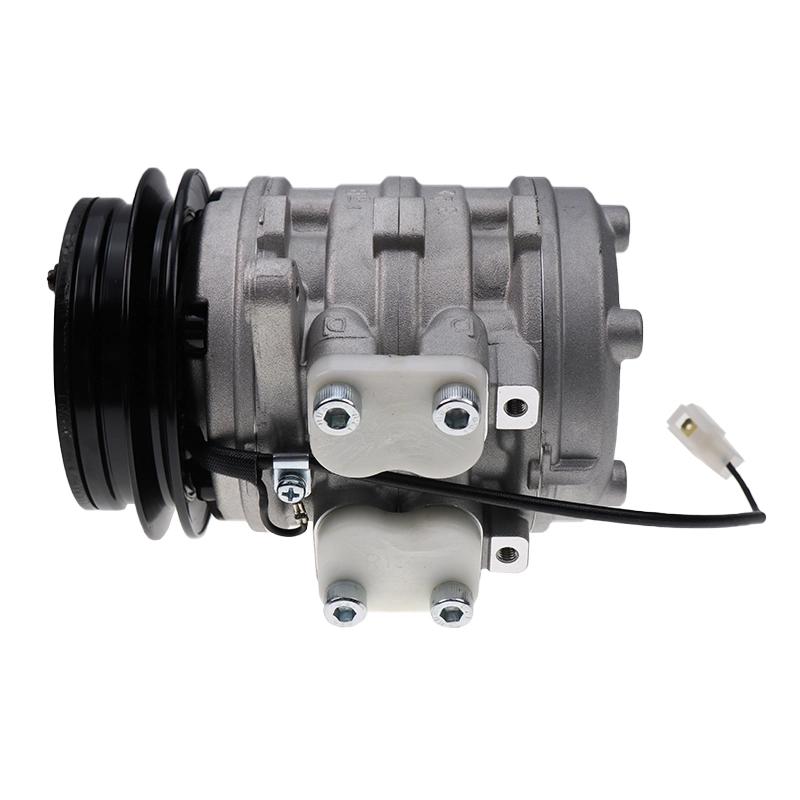 Denso 10PO8E A/C Compressor 447200-7443 for Kubota Tractor M4900 M5700 M6800 M8200 M9000