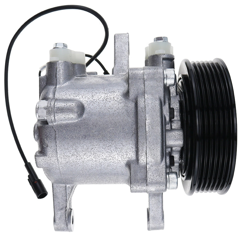 Denso SV07E A/C Compressor 447280-3080 for Kubota Tractor M126 M135 M6 Tractor With 6 Groove Pulley