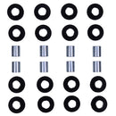 All 4 Shock Bushing Bearing Sleeve Kit for Arctic Cat 250 300 400 500 650 700