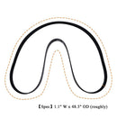 Alternator Belt 8PK2053 1393280 for Kenworth Peterbilt Paccar Engine MX13