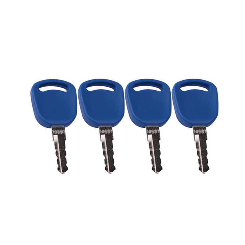 4PCS Ignition Keys 14601 82030143 For New Holland Tractor TL80A TL90A TL100A T1804 T2104 T2304 T5040 T5050 T5060