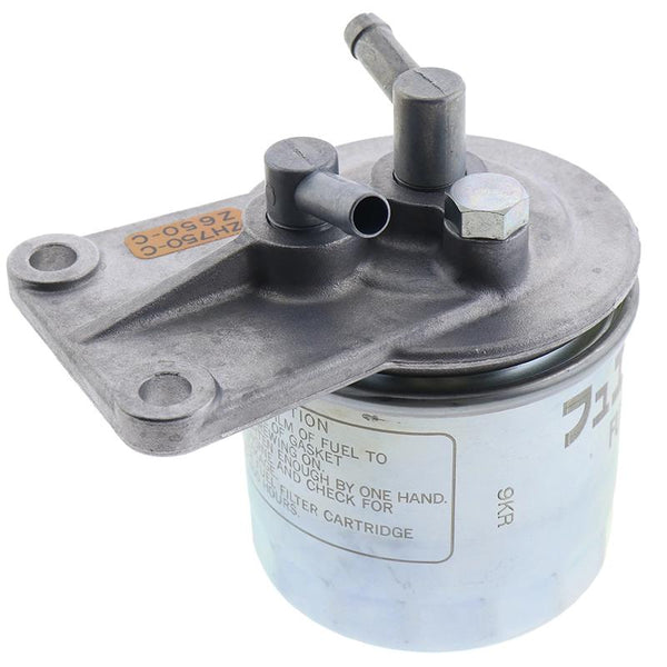 Fuel Filter Assembly 15291-43010 for Kubota KX033-4 KX121-2 KX91-2 KX161-2 L185DT L185F L2050DT L2050F R420 R520