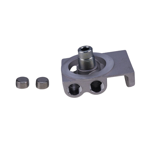 Fuel Filter Remote Mounting Base for Caterpillar CAT 1R-0750 1R-0749 1R-1712 NAPA 4770 WIX 24770