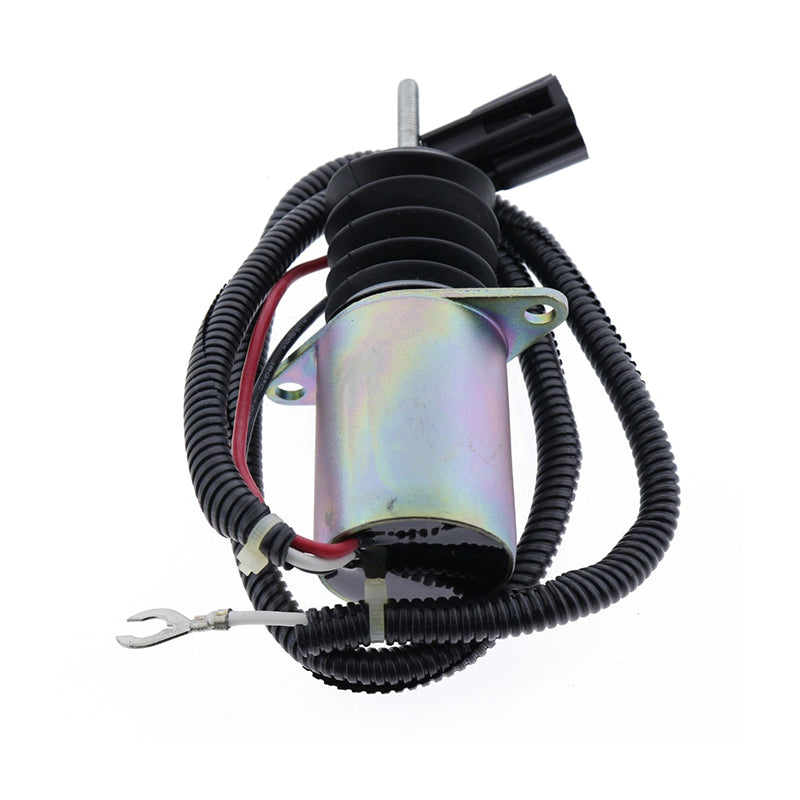 Fuel Shut Off Solenoid AM124377 for John Deere 375 675 675B 3375 4475 4475 6675 7775 655 755 756 855 856 955 F935