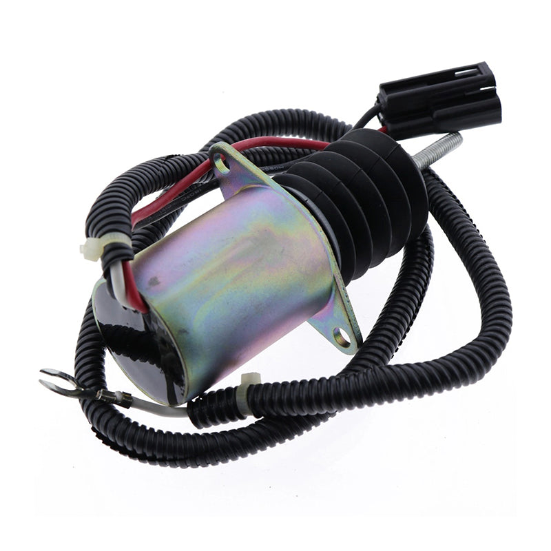 Fuel Shut Off Solenoid AM124377 for John Deere 375 675 675B 3375 4475 4475 6675 7775 655 755 756 855 856 955 F935