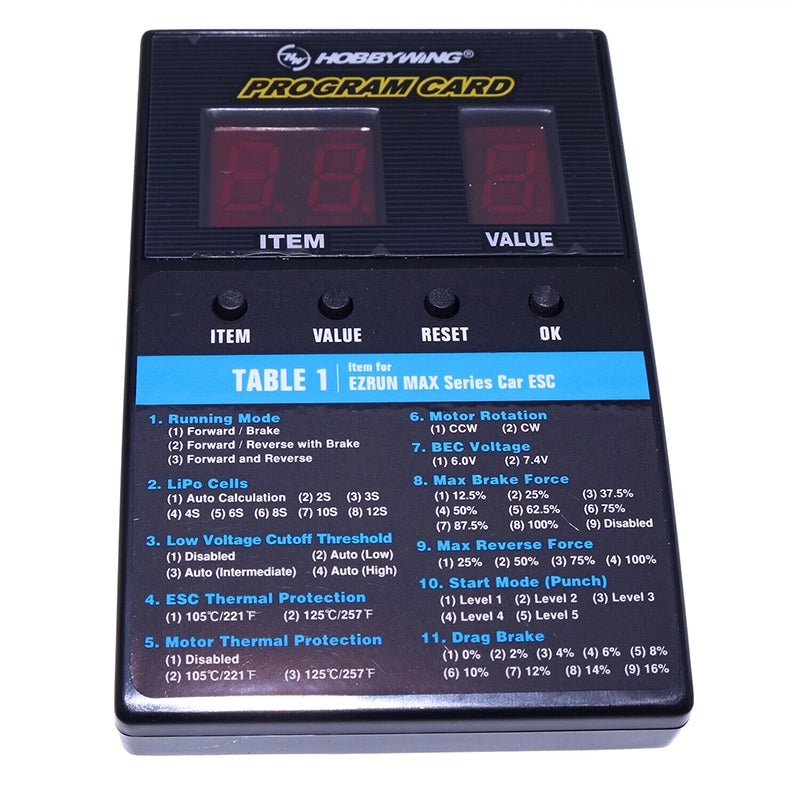 Hobbywing EZRUN-MAX8-V3 150A Waterproof Brushless ESC 4274 2200KV Motor Card