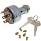 Ignition Starter Switch 08086-10000 With Keys for Komatsu Skid Steer Loader & Wheel Dozer & Compactor & Scrapper