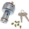 Ignition Starter Switch 08086-10000 With Keys for Komatsu Skid Steer Loader & Wheel Dozer & Compactor & Scrapper