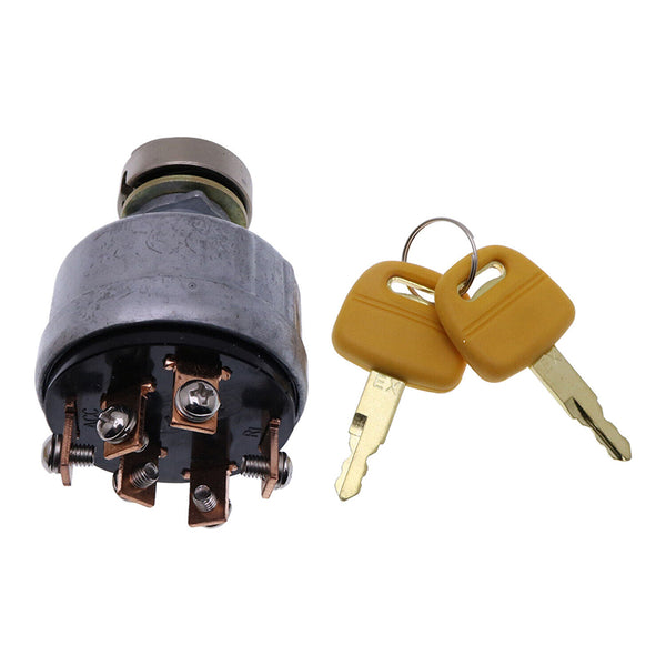 Ignition Switch FYD00005609 With 2 Keys for Yanmar Engine 3TNV88F 4TNV88C 4TNV98C John Deere Excavator 30G 35G 50G 60G