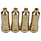 4PCS Injector Sleeve 8-97606661-0 for Isuzu Engine 4HK1 John Deere Excavator 245GLC 225DLC 230GW 220DW 190GW