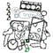For Kubota Engine V2403 V2403-M-DI-TE2 Full Gasket Kit