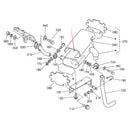 Muffler RD411-42403 for Kubota Excavator U45-3 U50-3 KX121-3 KX161-3