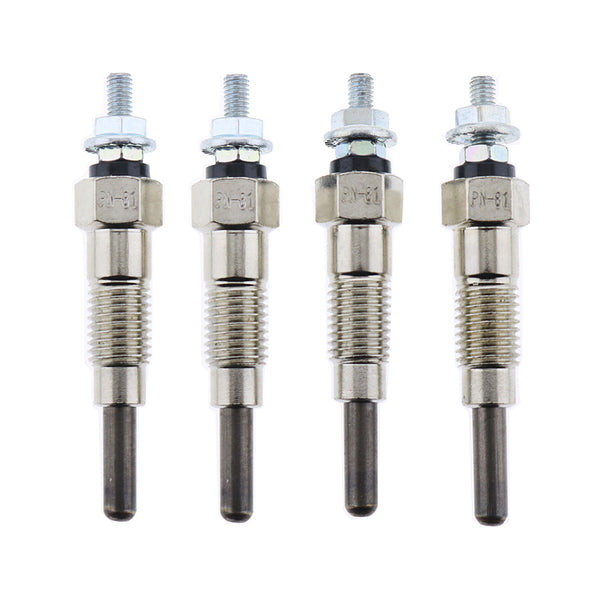 4Pcs Glow Plug YM129155-77800 for Komatsu Engine 4D98E 4D94E 4D92E