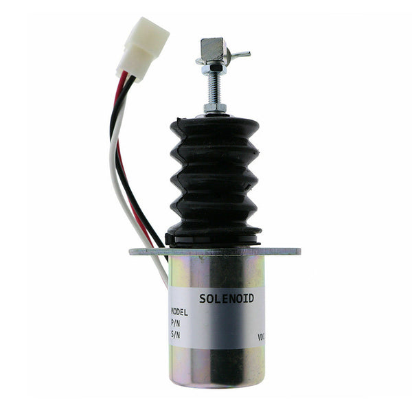 12V Fuel Shutoff Solenoid 119629-66801 for Yanmar Engine 3TNE88