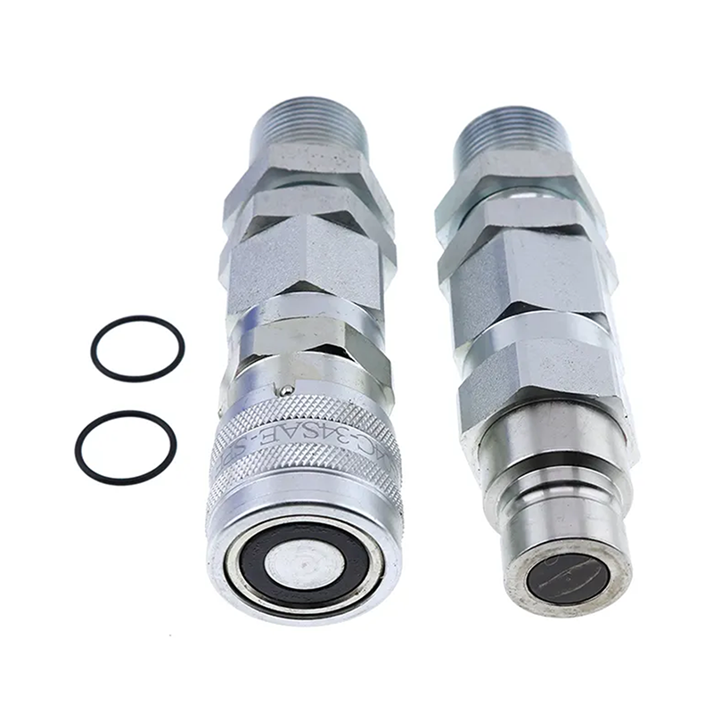 Hydraulic Quick-Connect Coupler AT312877 KV13884 for John Deere 332 32 ...
