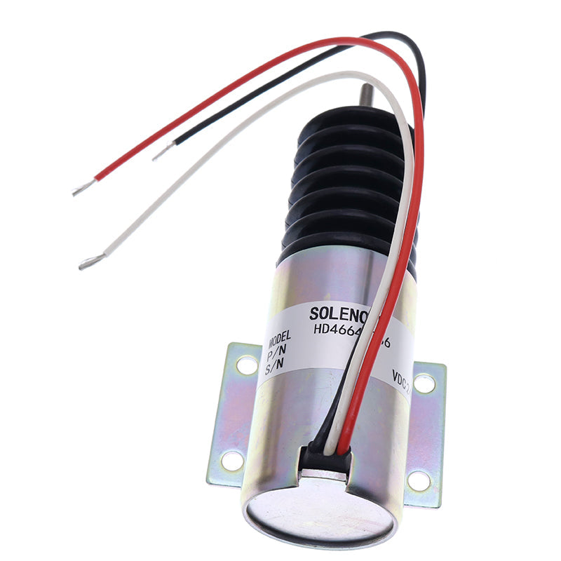 24V Solenoid 119-7017 for Caterpillar CAT Engine 3054 3116 Vibratory Compactor CB-434C CB-534C CB-535B CB-634C CP-433E