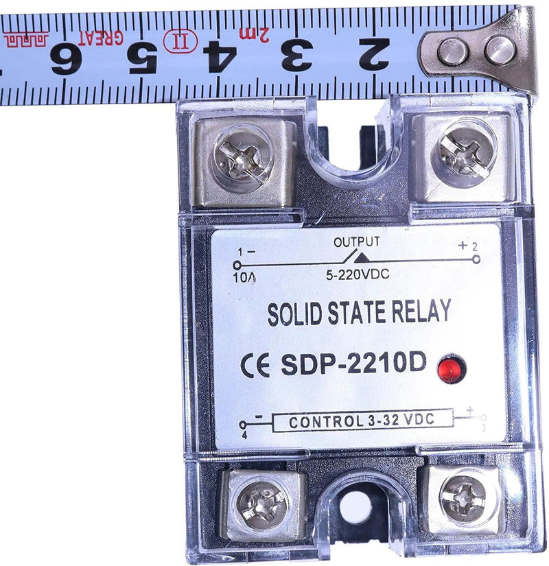 Solid State Relay SSR DC-DC 10A 3-32VDC/5-220VDC 10A Replace Crydom D1D12/D2D12