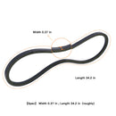 Starter Belt 1019167-01 for Club Car Precedent Gas DS 1997 and up