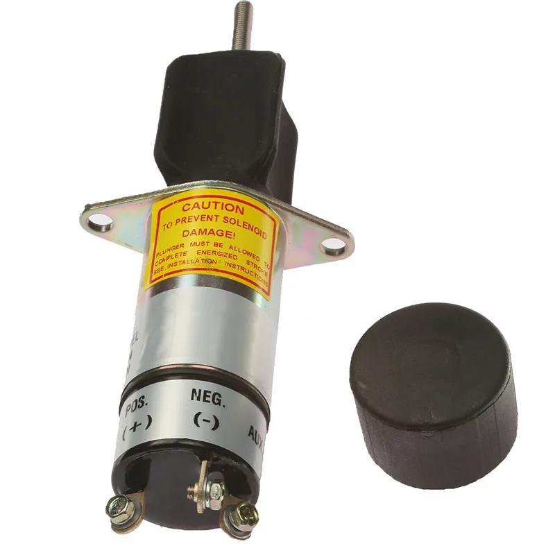 12V Stop Governor Solenoid 307-2758 with Three Terminal for Miller Welders AEAD 200LE