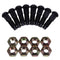 Wheel Bolt and Nut Set 6709170 6564669 for All Bobcat Wheel Loader and Skid Steer Loader Wheels